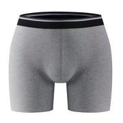 Clearance Clothes Under $5 TMOYZQ Mens Underwear Breathable Soft Dual Pouch Bikini Briefs Support Ball Pouch Bulge Enhancing Boxer Briefs for Men Quick Dry Trunks Underpants